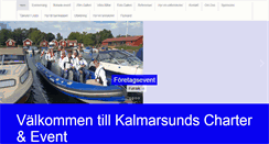 Desktop Screenshot of kalmarsundscharter.se